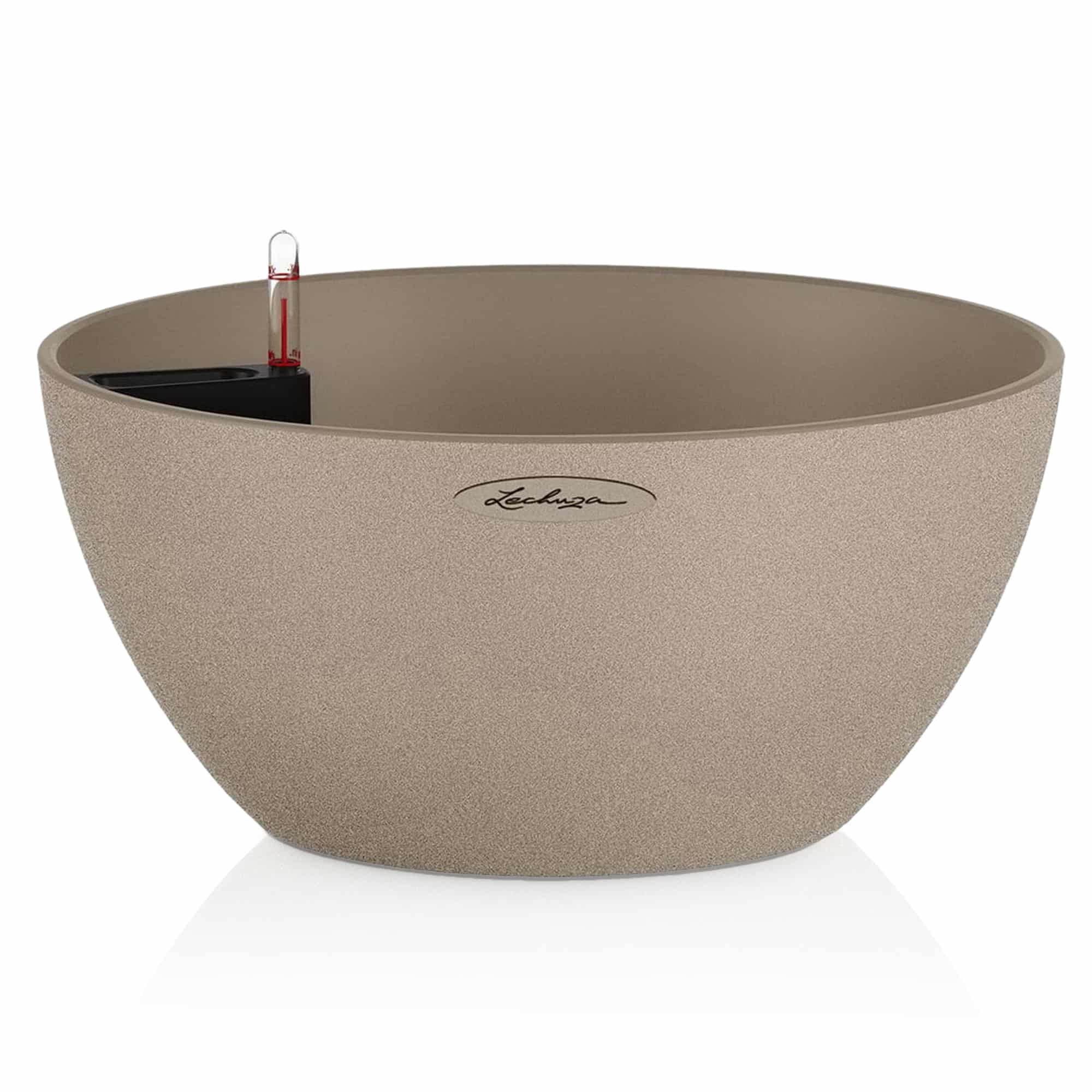 Buy CUBETO Stone 30 Sand Beige, Self-Watering Bowl Planter, D11.8