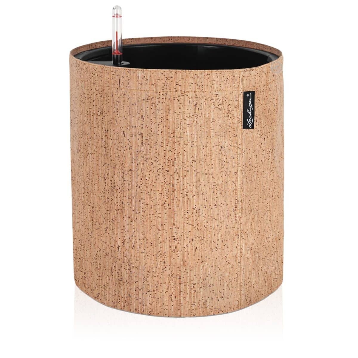 TRENDCOVER Cork 23 Light Natural, Self-Watering Small Planter Indoor, D9.1 H10.2 in