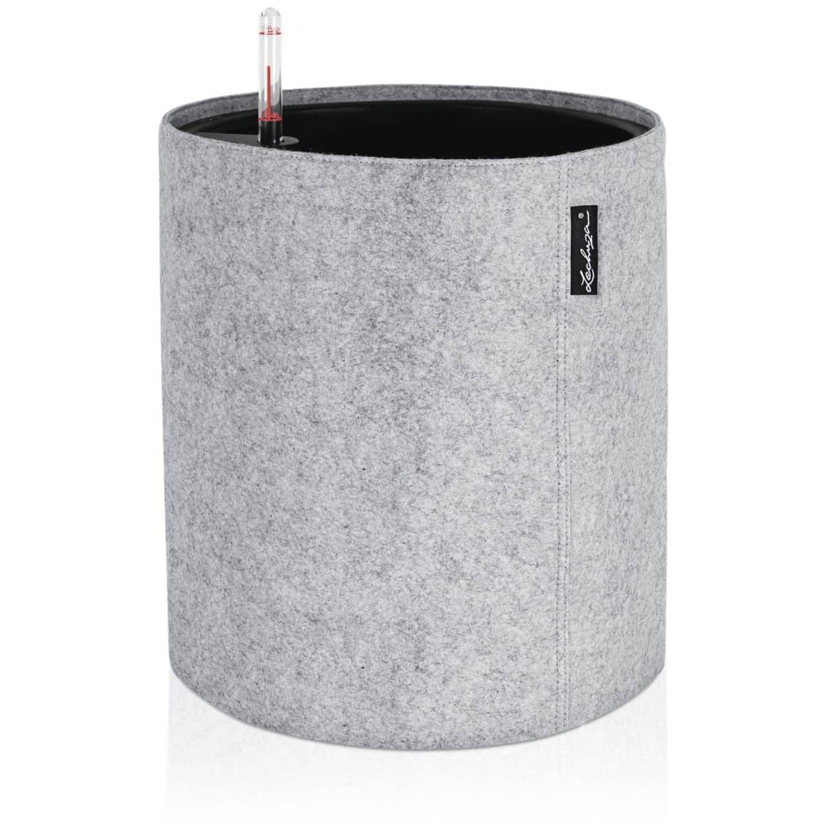 TRENDCOVER Felt 23 Ligh Grey, Self-Watering Small Planter Indoor, D9.1 H10.2 in