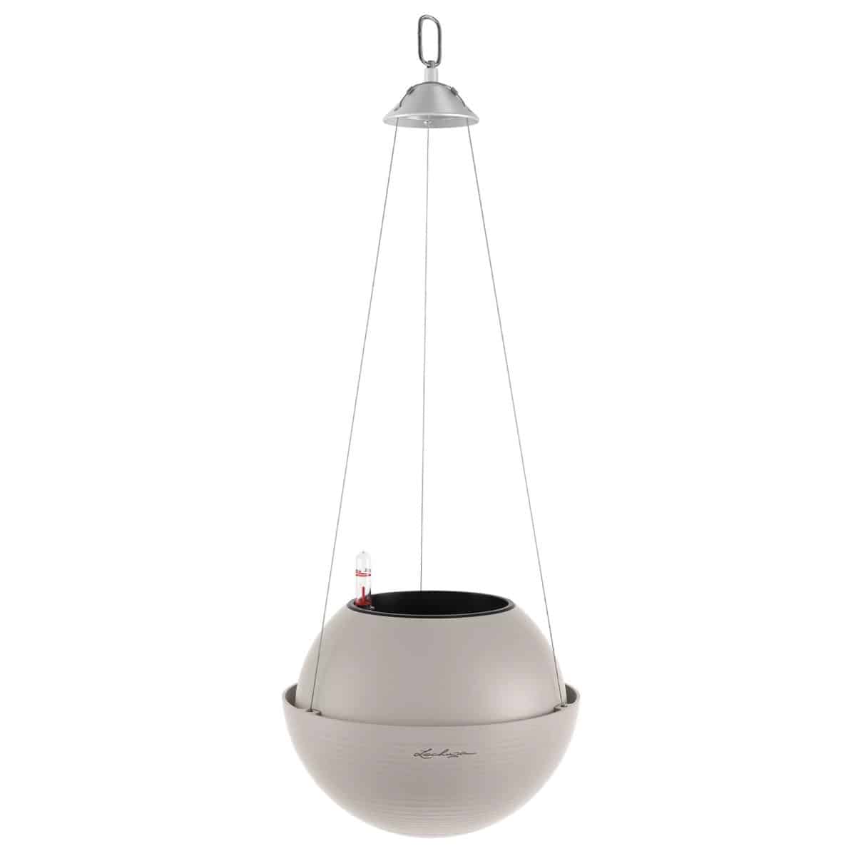 BOLA Color 23 Sand Brown, Self-Watering Hanging Planter, D9.1 H7.1 in