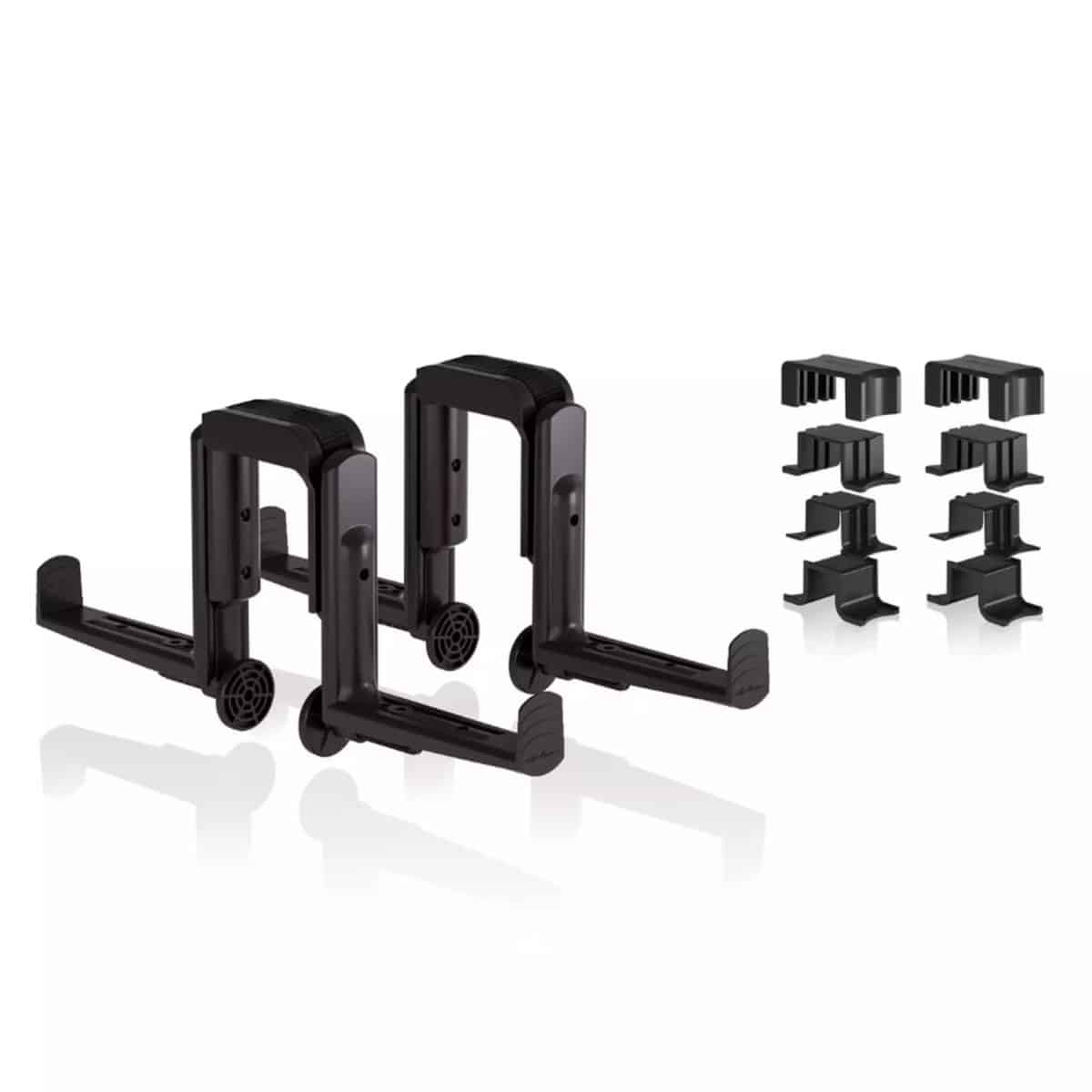 DUO Balconera Rail & Balcony Brackets, Black